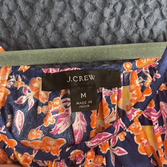 J. Crew Harbour side-cutout dress in painted block print - Picture 3 of 3